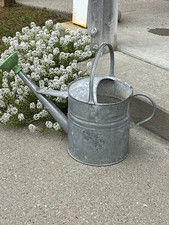 Haws Vintage Galvanized Metal 2 Gal Watering Can