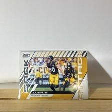 Panini 2025 Score Sack Attack T.J. Watt #8 Pittsburgh Steelers NFL Football Card