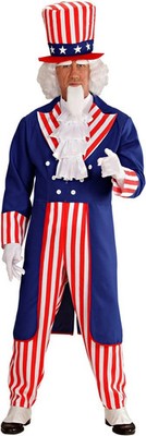 W Widmann Milano UNCLE SAM Rot/Blau Gr. L Herren Kostüm UVP: 59,90  (2723)