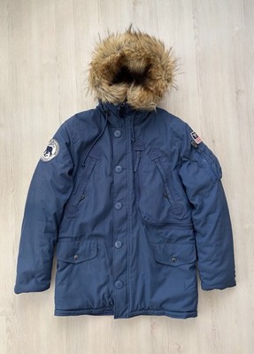 Alpha Industries Polar n3B Extreme Expedition Blue Parka sz M