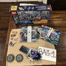 Lego 70350 The Three Brothers Nexo Knights 2017 98% Complete Missing One Fig