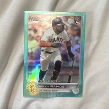 Topps 2022 Chrome Heliot Ramos Rookie Gold Refractor #USC2 /50 Giants