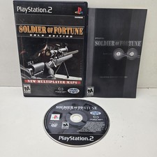 Soldier of Fortune: Gold Edition (Sony PlayStation 2, 2001) Complete, and tested