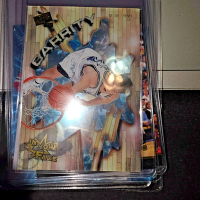 1998 PRESS PASS ''IN YOUR FACE'' PAT GARRITY RC #IYF 5/9 ACETATE