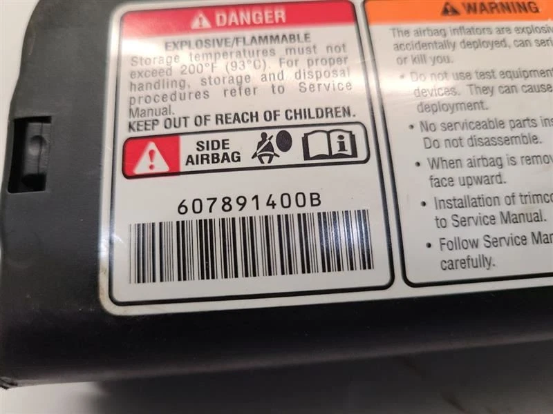 2008-10 HONDA ODYSSEY RH Passenger Seat Air Bag EXL Leather Foto 4 de 4