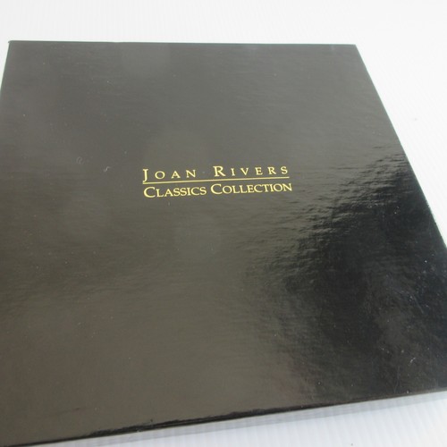 Joan Rivers Leather Cord Italian style necklace/choker w/resin~Rhinestone Beads - Picture 3 of 8