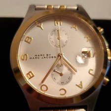 Marc by Marc Jacobs Women's Wrist Watch MBM3381 Two-Tone Stainless Steel