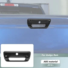 Black Rear Door Tailgate Handle Cover Trim Bezel for Dodge Ram 1500 Accessories