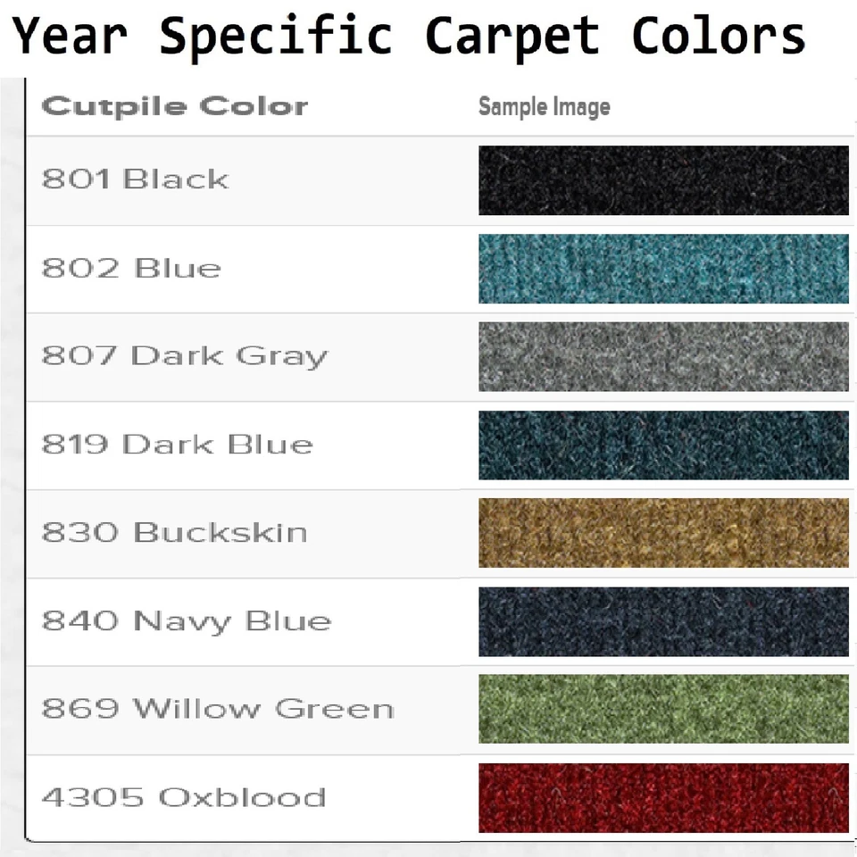 Tapetes delanteros Cutpile con logotipo de pajarita personalizados para camioneta Chevrolet G10 ACC 1970-1977 2 piezas Foto 4 de 4