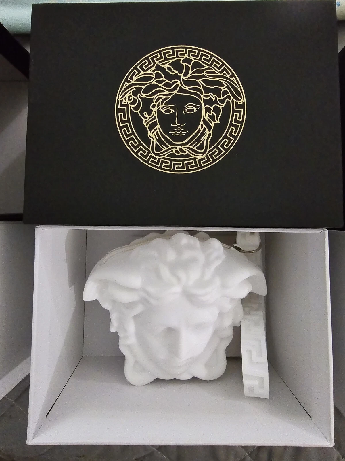 Orologio Svizzero Versace Medusa Pop Quarzo Quadrante Bianco Silicone Unisex VE6G 39MM Nuovo con etichette