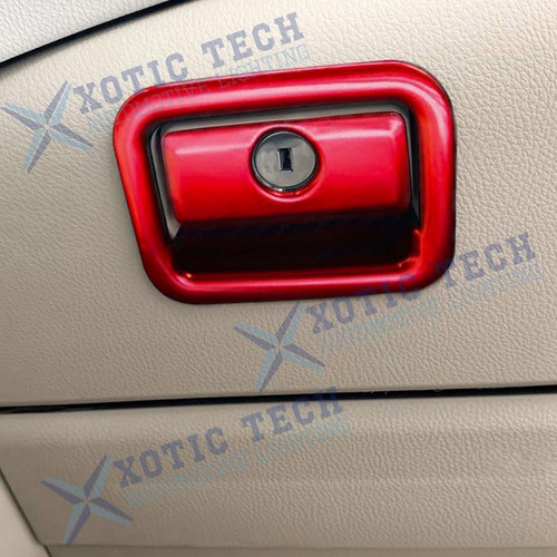 Interior Glossy Red Center Console Overlay Cover Trim For Toyota Camry 2018-2024 - Bild 14 von 34