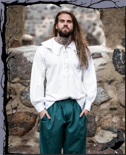 Mittelalter Rund Kragen Hemd - Asmus  Leonardo Carbone - Bild 1 von 3