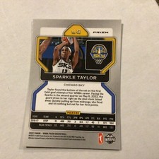 2022 Panini Prizm WNBA Hyper parallel #43 Sparkle Taylor - Chicago Sky RC