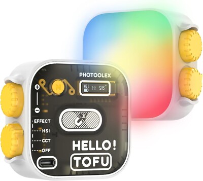 RGB LED Videolicht Fotografie | Fülllicht 2500K-9900K |360° Vollfarbig | dimmbar