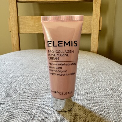 ELEMIS~Pro-Collagen Rose Marine Cream~15ml / 0.5 fl oz~Travel Size~NWOB~Sealed~