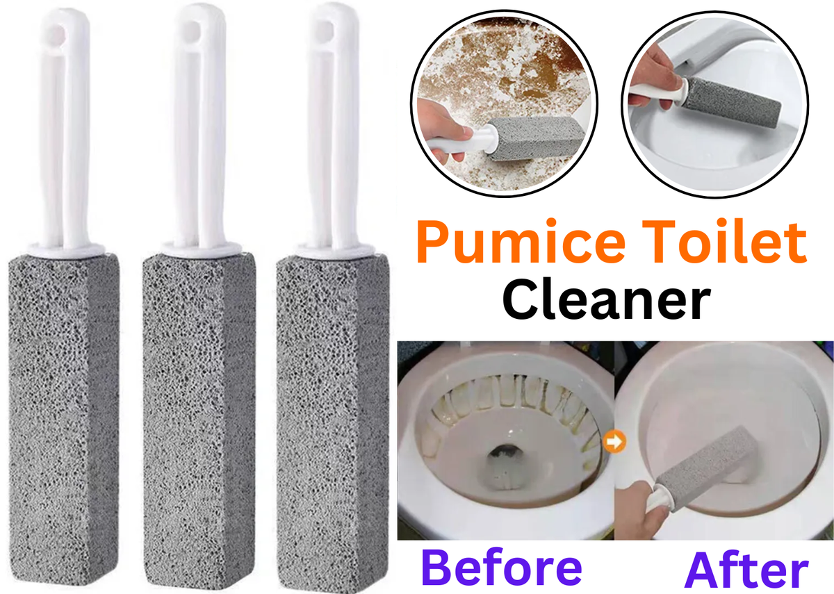 Powerstone Pumice Stone Toilet Bowl Cleaner With Handle  1 Pack A Reliable And Harmless Solution For Cleaning