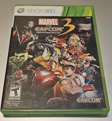 Marvel VS Capcom 3 video game - Xbox 360 - W/ Case & Manual