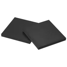 Rubber Bench Block 4"x4"x0.4" 4 Pack Square Stamping Base for Jewelers Hammer...