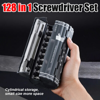 128 IN 1 Mini Precision Electric Screwdriver Set Magnetic Cordless Screwdriver