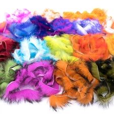 TWO-TONE CROSSCUT RABBIT STRIPS - Hareline Jig & Fly Tying Zonker Fur 18+ Colors