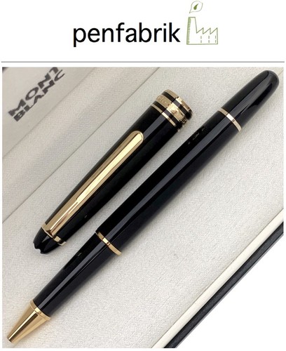 MONTBLANC Classique Meisterstück ROLLERBALL pen Gold-Coated 132457 NEU OVP - Bild 1 von 8
