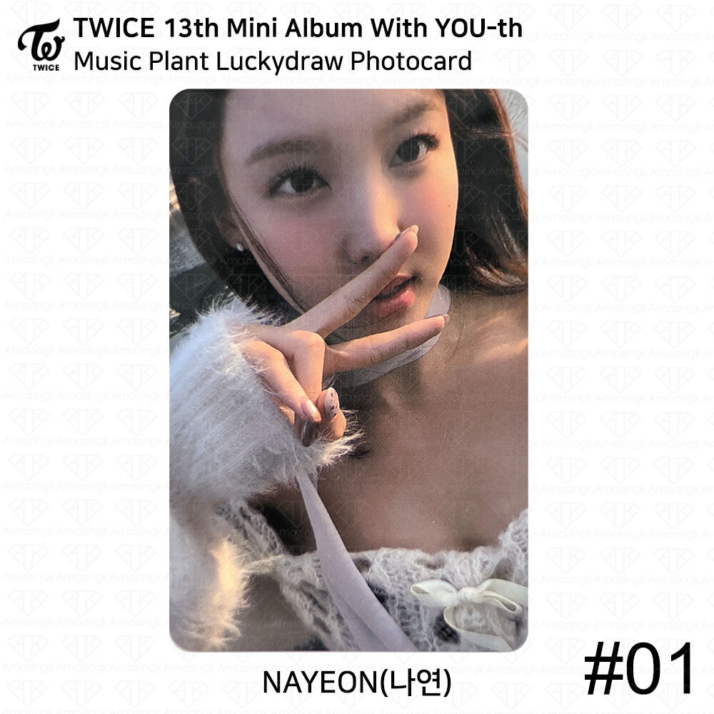 TWICE 13th Mini Album With YOU-th Music Plant Luckydraw TWICE 13th Mini Album With YOU-th Music Plant Luckydraw