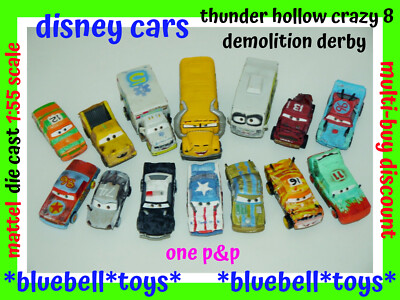 Disney Pixar Cars Thunder Hollow Crazy Derby Die Cast 1:55 Scale
