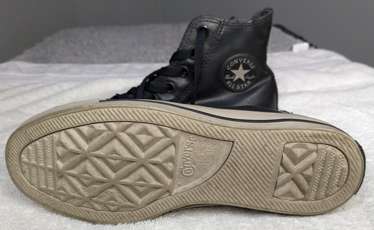 Converse Chuck Taylor All Star Rubber Hi Black & Tan MENS SZ