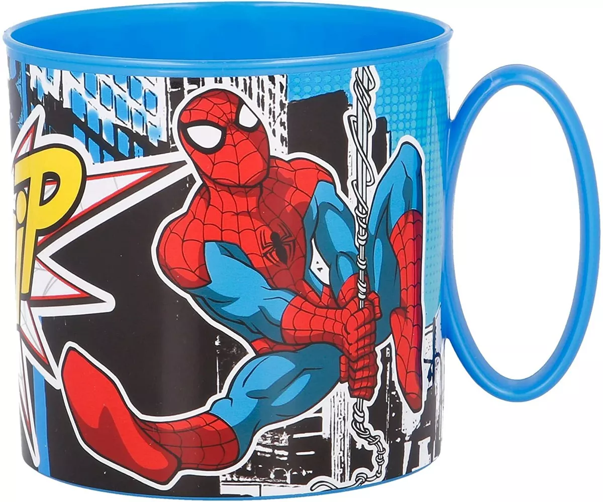 Spiderman Small 265ml (9 Fl Oz) Plastic Mug Microwaveable