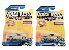 2009 Hot Wheels Target Exclusive Race Aces Chevy Silverado 1500 Gold & Chrome