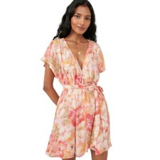 Free People NWT Women's Freddy Modal Blend Fit & Flare size Small Multi Floral