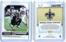 MARQUEZ VALDES-SCANTLING 2024 PANINI INSTANT 141 PR=72 NEW ORLEANS SAINTS