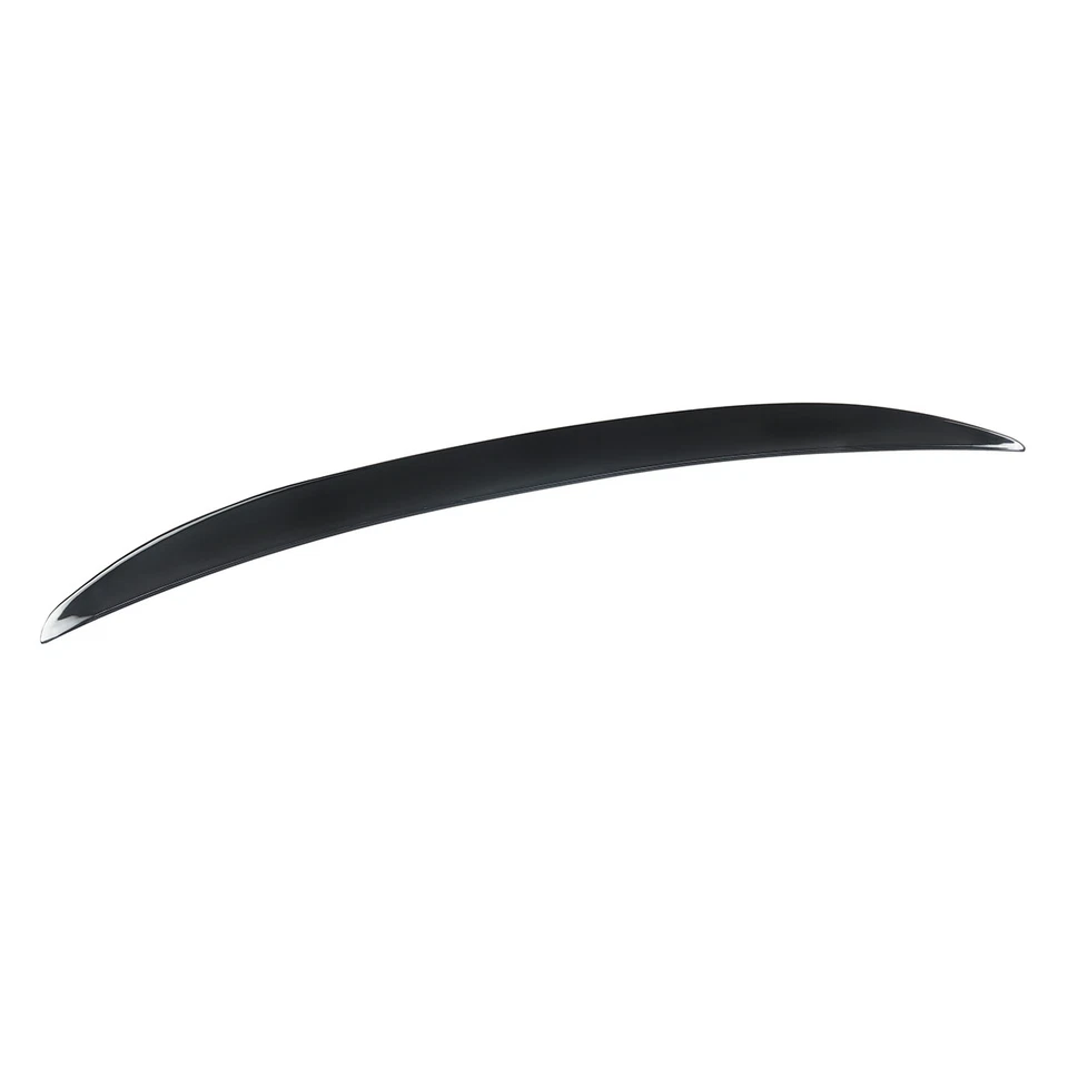 For 10-16 BMW F10 5 Series 535i 528i Trunk Lip Rear Glossy Black M5 Spoiler Wing - Image 3 of 4