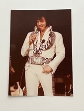 ELVIS PRESLEY ORIGINAL VINTAGE KODAK PHOTO PITTSBURGH, PA  DEC. 31 1976 STAMPED