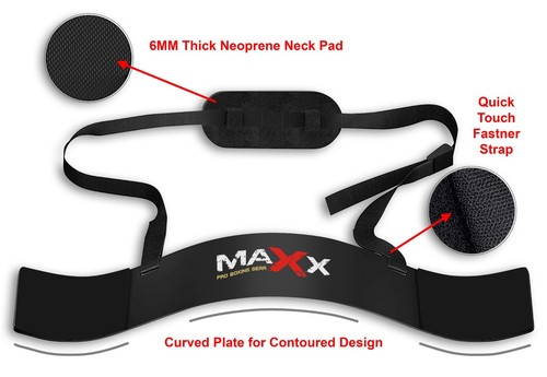 Maxx Bicep Isolator Arm Blaster Bombe Barbell Bar Weight Lifting Straps Training - Picture 6 of 12