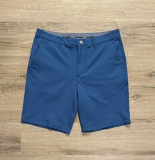 Bonobos Golf Shorts Men's Size 33 Blue 9" Inseam Performance Chino MSRP 119