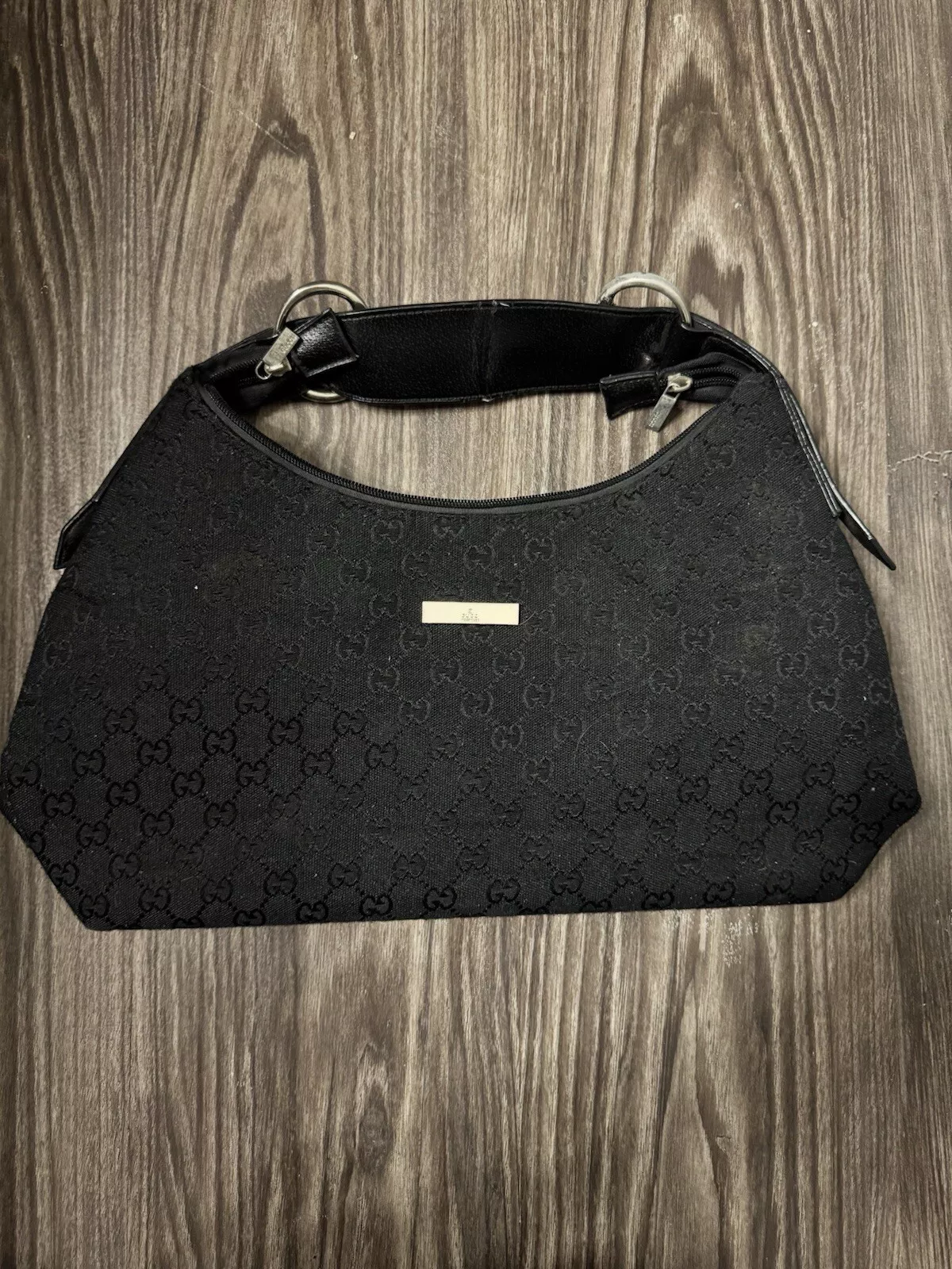 Sac à main GUCCI toile noir sac créateur fabriqué en Italie