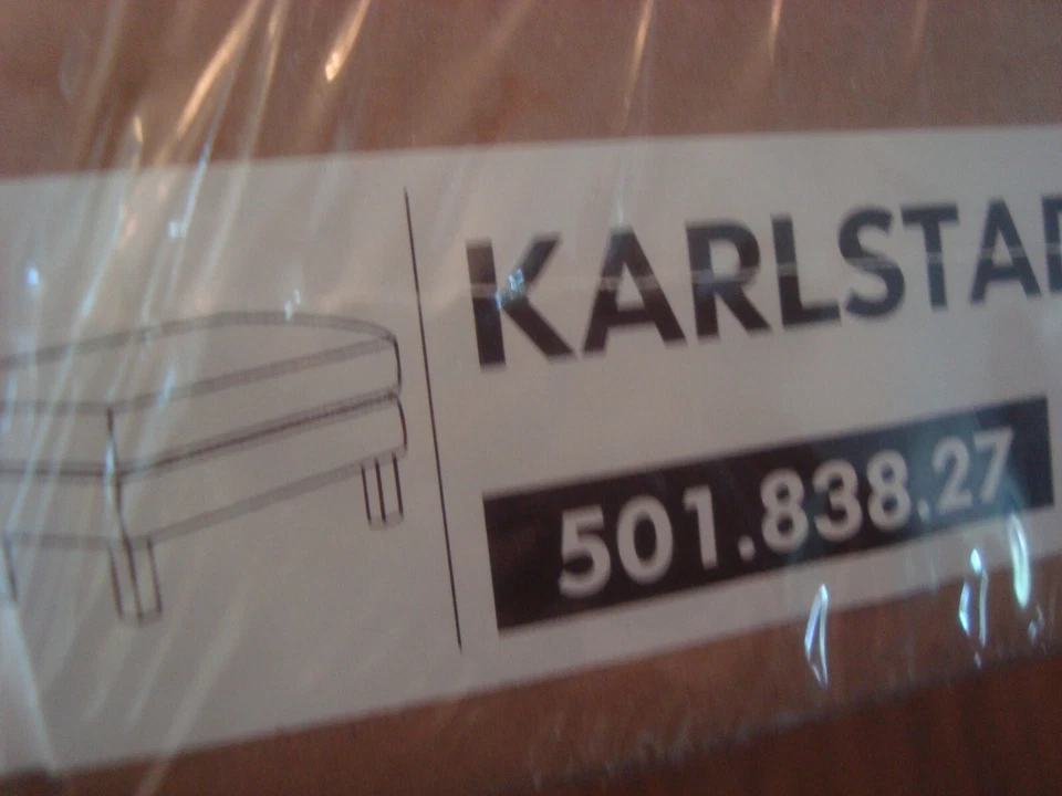 FUNDA IKEA KARLSTAD para reposapiés Karlstad otomana Korndal azul medio NUEVA EN CAJA Foto 2 de 4