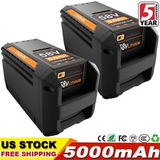 2Pack 5.0Ah Lithium-ion Battery for Echo 58Volt CBP-58V40 CBP-58V2AH CHT-58V New