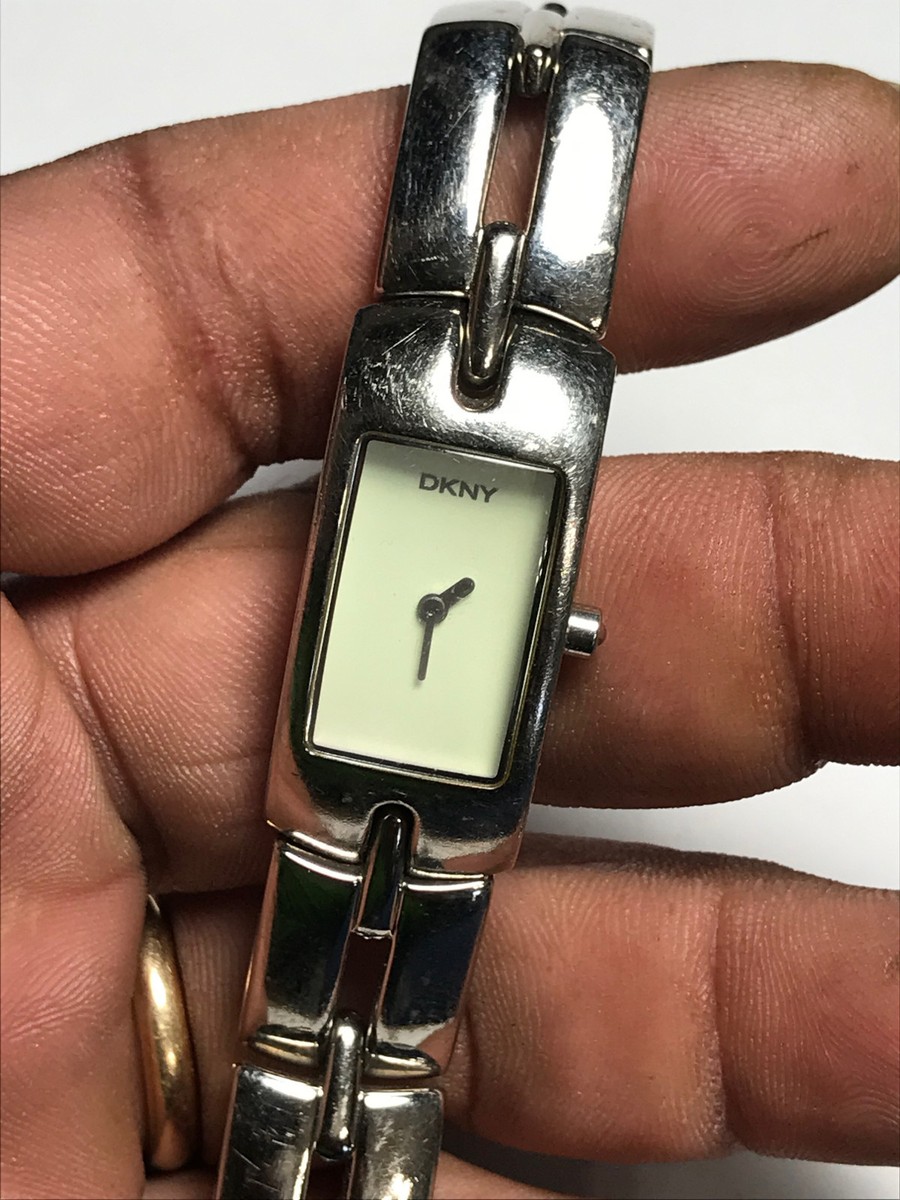DKNY Women Watch Silver Tone Mother of Pearl Face Quartz Analog Wristwatch Women main image 3