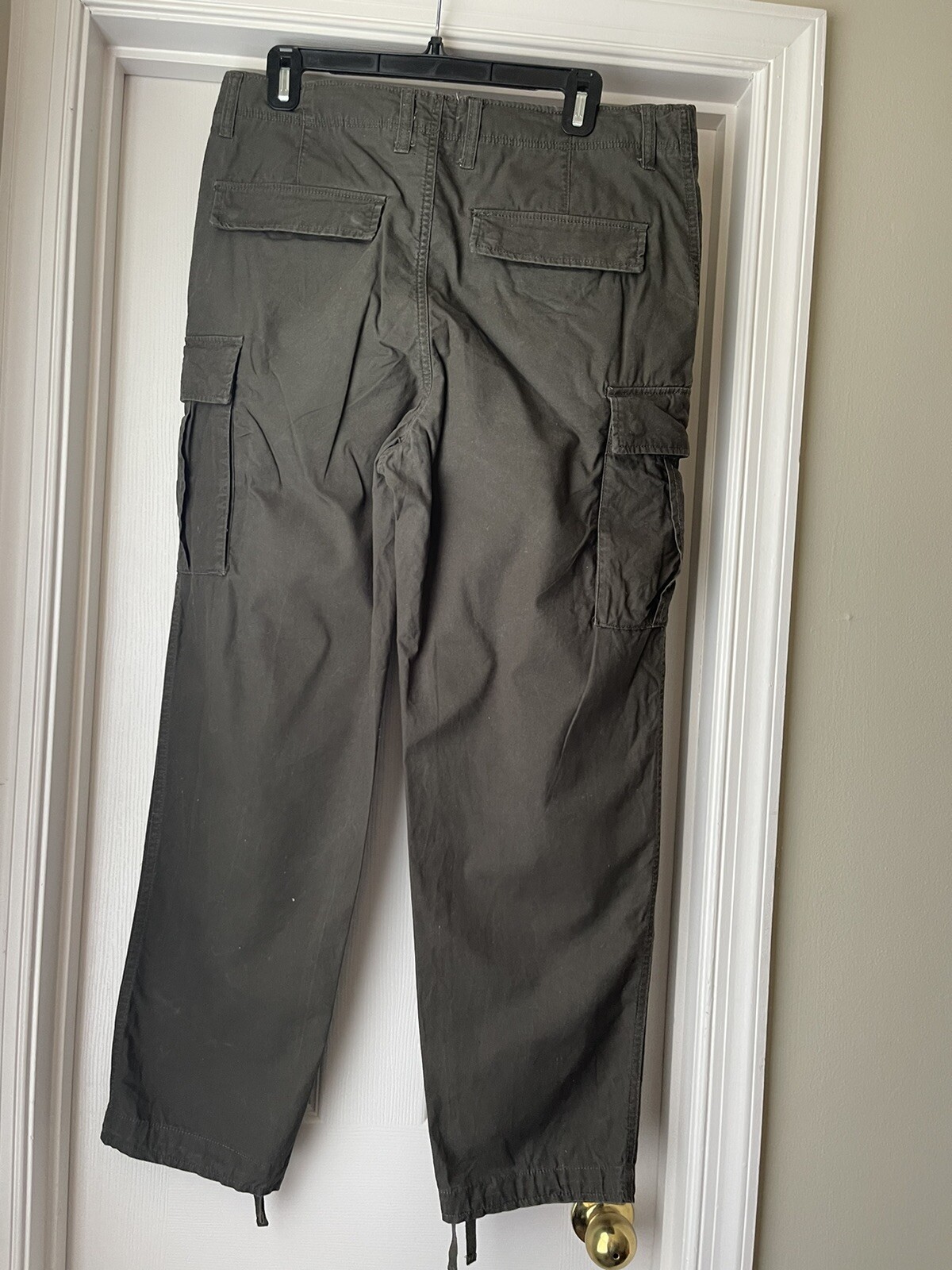 H&M Military Cargo Pants Olive Green Men's Size 32 eBay