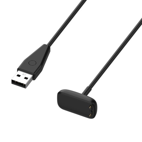 Do Fitbit Charge 6 / 5 portów USB 1 metr Smart Watch Charging Kabel ładujący Czarny - Zdjęcie 4 z 7