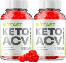 (2 Pack) Bio Fast Keto ACV Gummies - Official - Keto BioFast ACV Advanced...