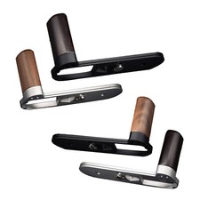 Wood L Hand Grip Holder For Leica M11P Camera Alloy Base