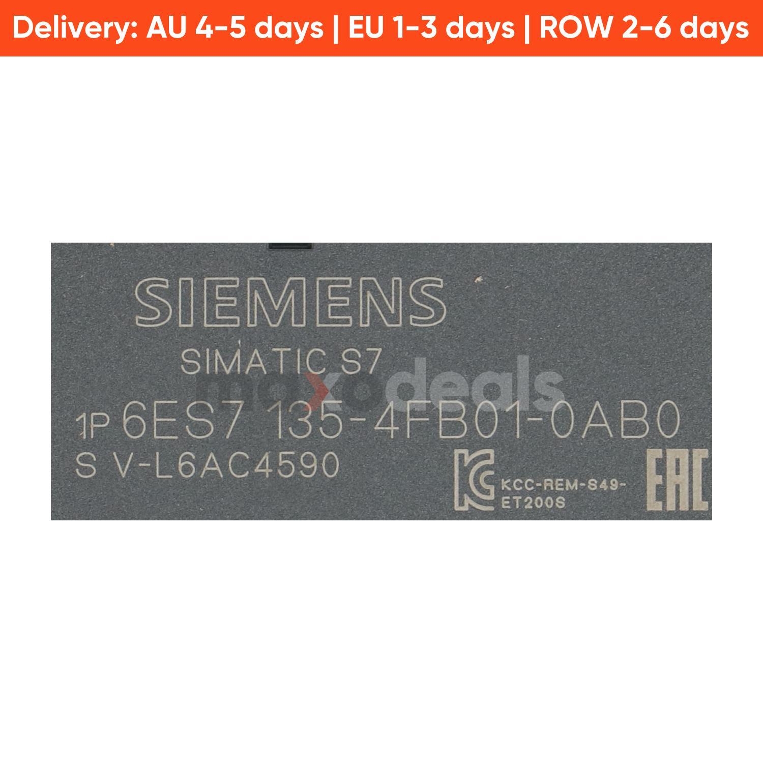 Siemens 6ES7135-4FB01-0AB0 SIMATIC DP Output Module New NFP | eBay