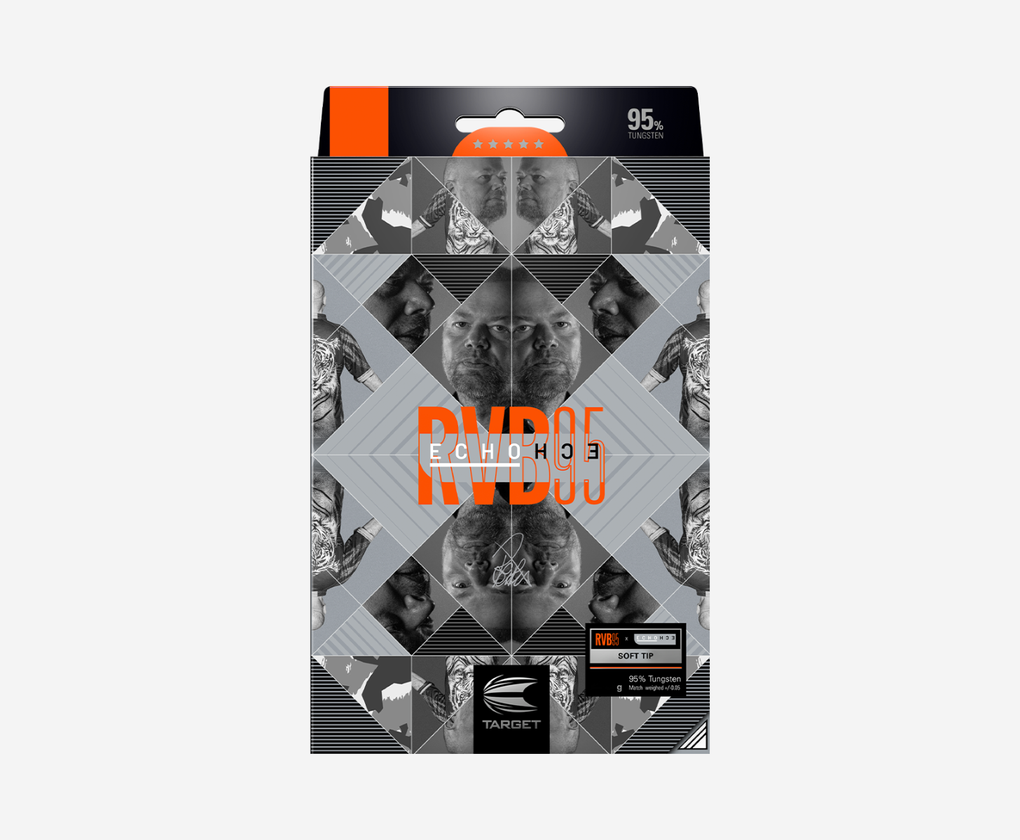 TARGET RVB 95 x ECHO 18 GRAM 95% TUNGSTEN SOFT TIP DARTS 210194 | eBay