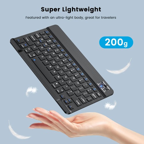 Bluetooth Wireless Mini Keyboard Laptop Tablet Phone Ipad Rechargeable Windows - Picture 4 of 13