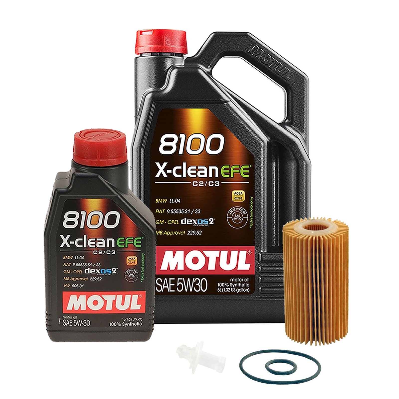 6L Motul 8100 X-CLEAN EFE 5W30 Wix Filter Motor Oil Change Kit For Tundra LX570