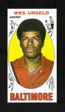 1969-70 Topps #56 Wes Unseld BALTIMORE BULLETS Rookie Card ~ NM/MT oc