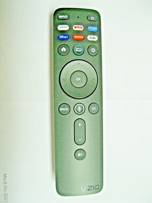 Original OEM Vizio XRT260 TV Bluetooth Voice Remote Control With Batteries - Very Good Condition